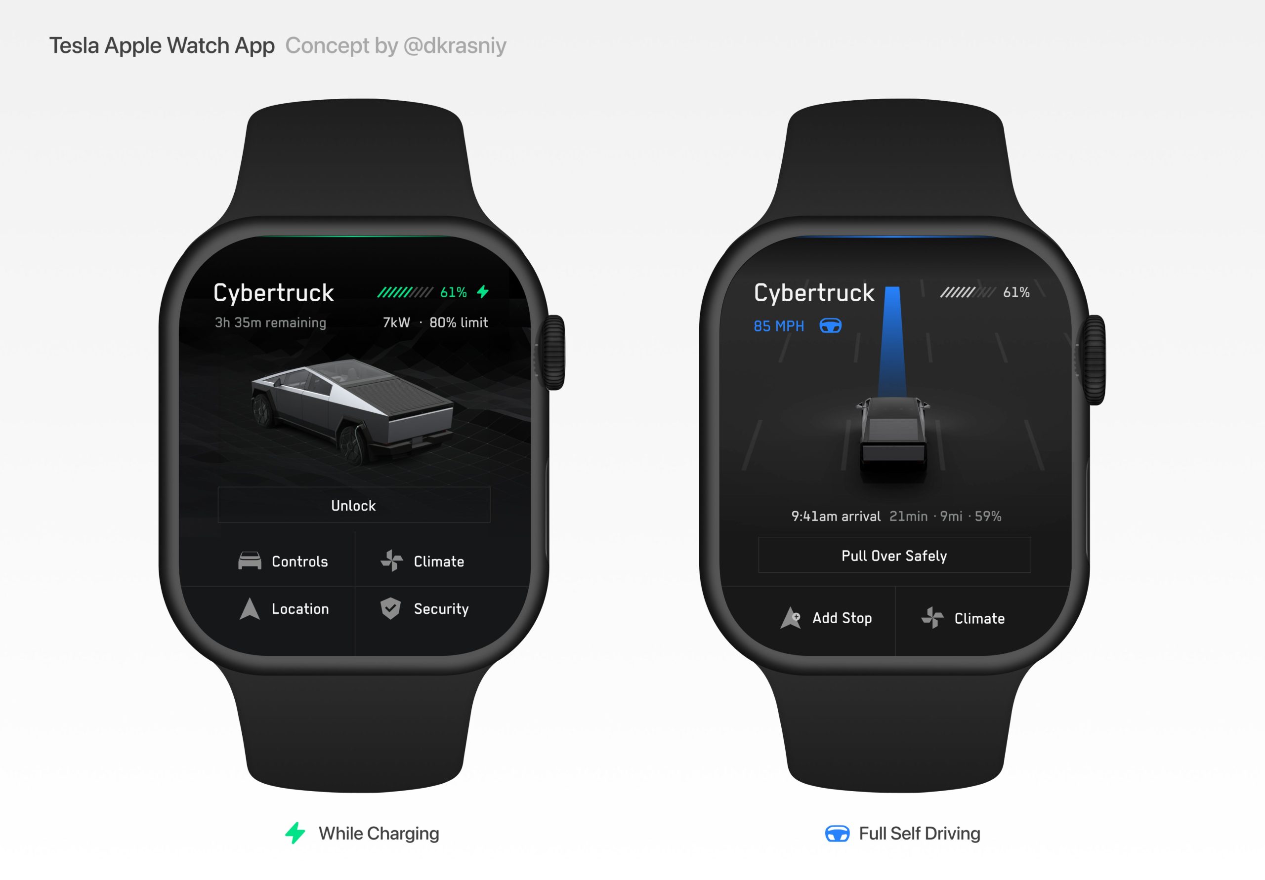 Tesla подтверждает, что наконец-то добавляет поддержку Apple Watch